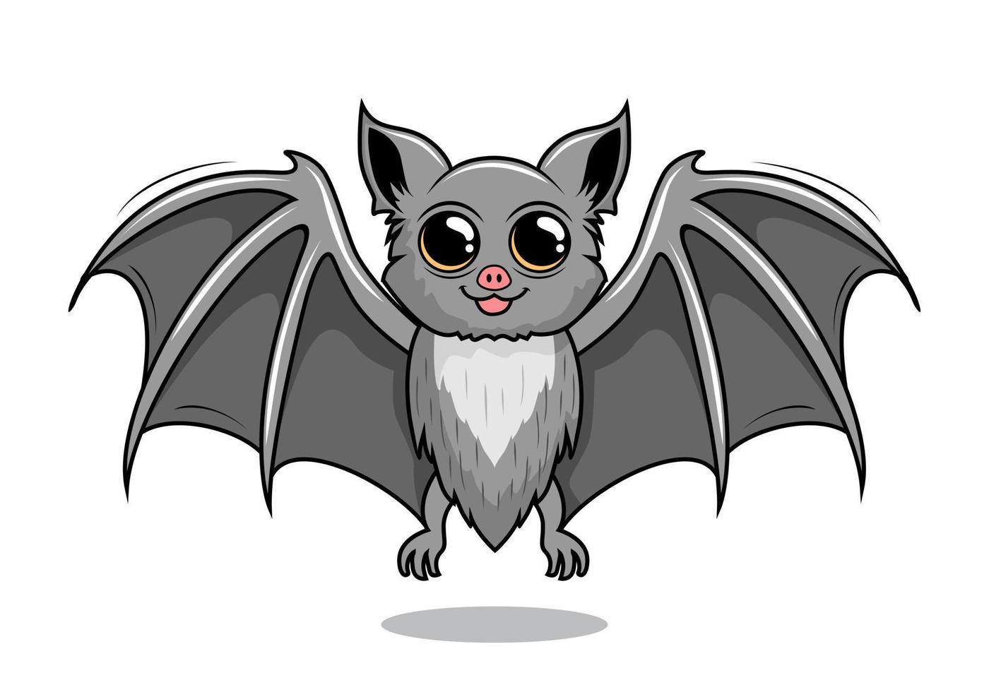 morcego cartoon ilustrações isoladas de morcego vampiro vetor