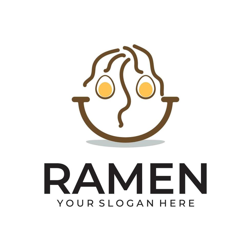 ramen ilustração logotipo vetor