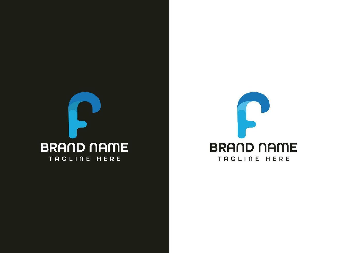 design do logotipo da carta vetor