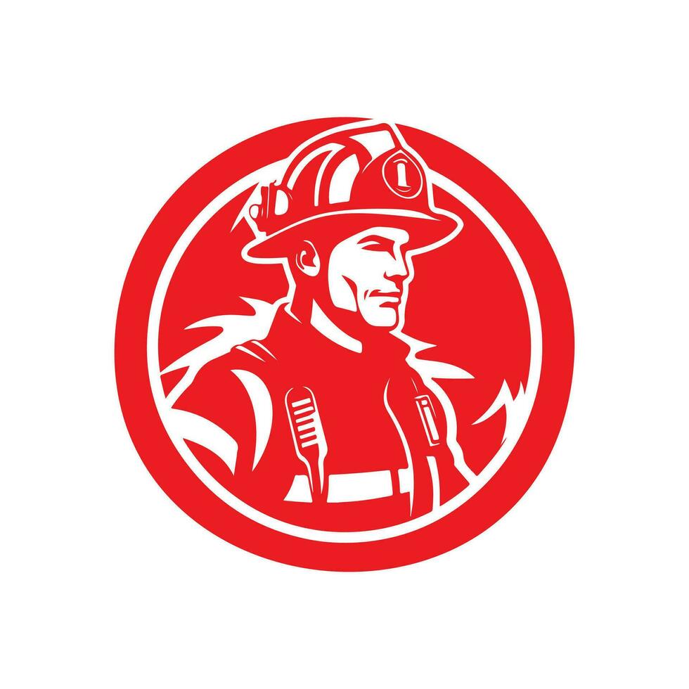 bombeiro logotipo vetor