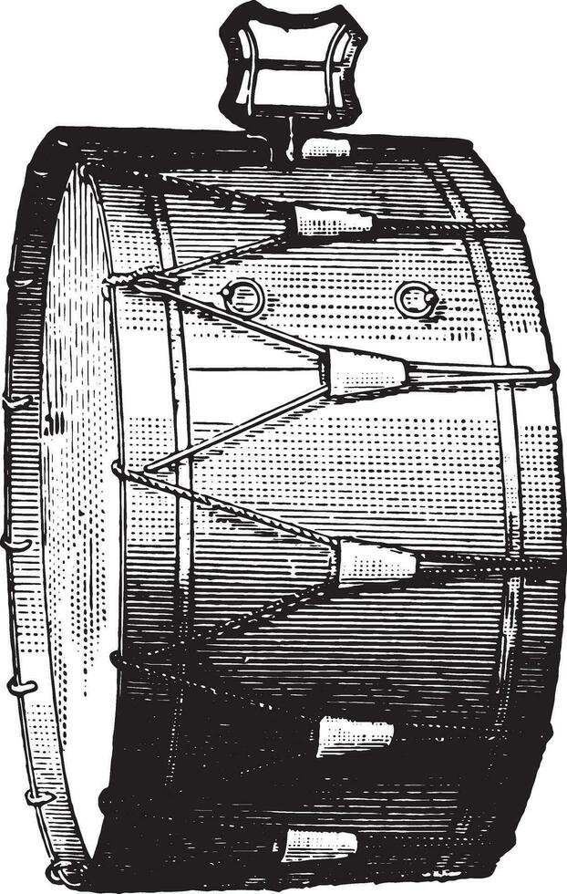 grande corda caixa, vintage gravação. vetor