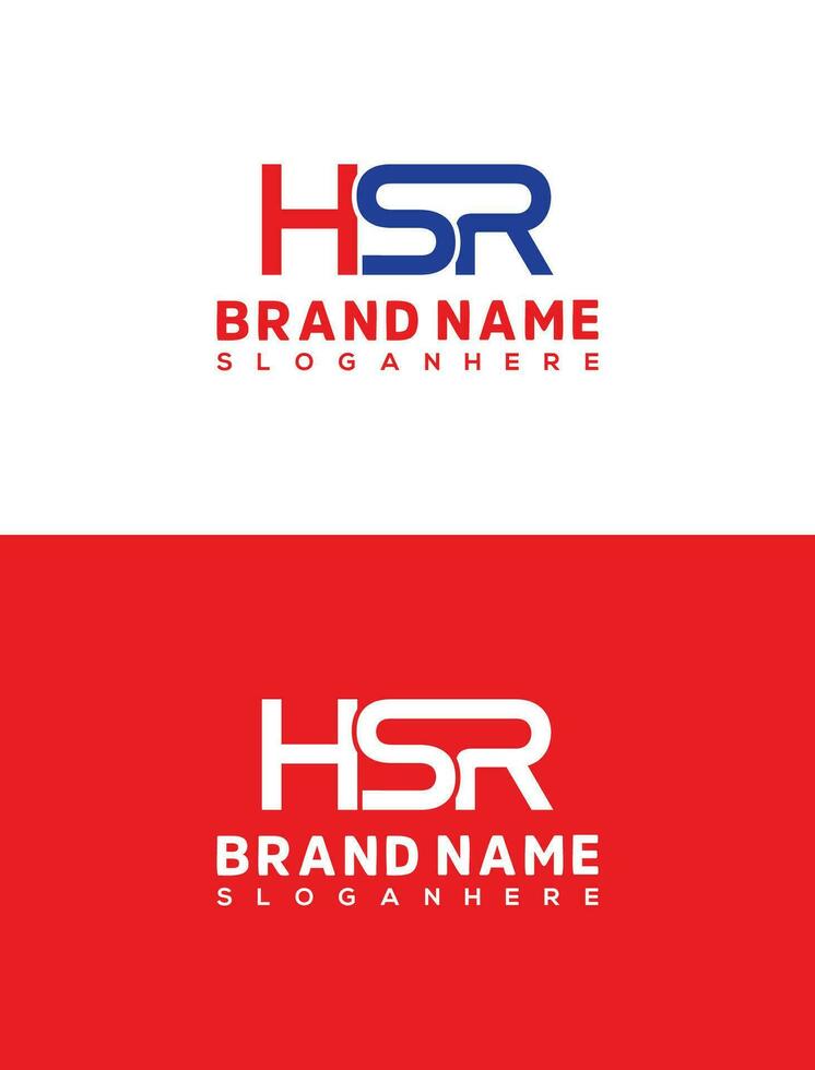 hsr inicial carta logotipo Projeto modelo, gráfico alfabeto símbolo para corporativo o negócio identidade vetor