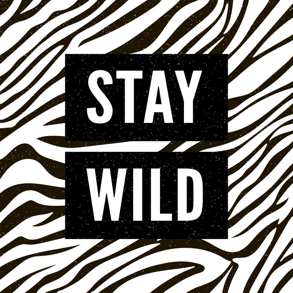 tendência elemento zebra selvagem com sinais de tigre. acredite no amor e ame-se estilo leopardo vintage, slogan da moda jaguar para t-shirt para menina. ilustração vetorial. vetor