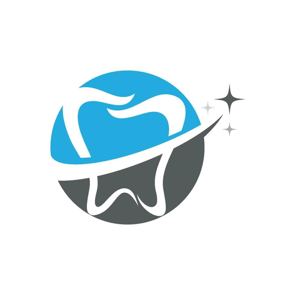 ilustração em vetor modelo logotipo dental