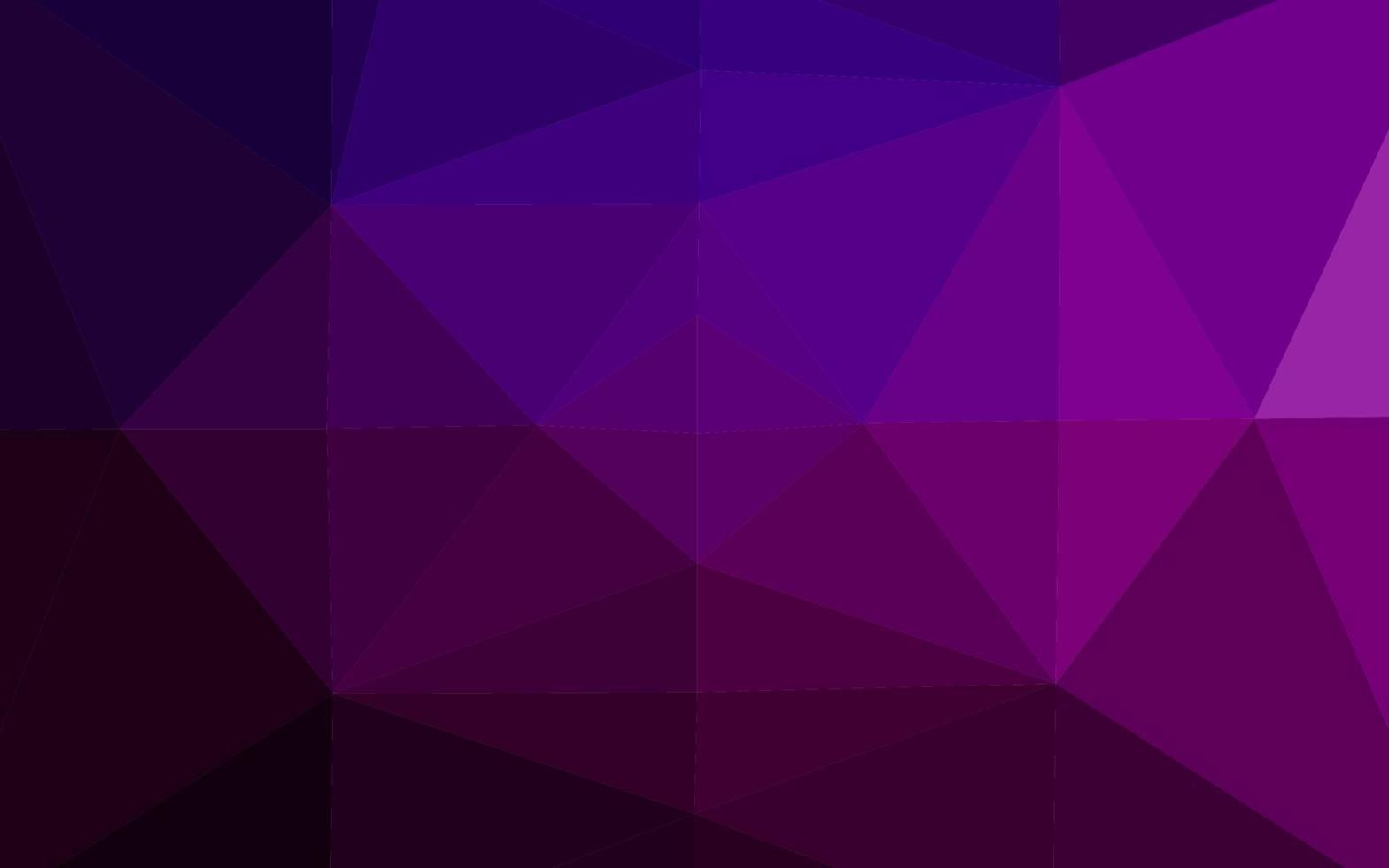 capa de mosaico de triângulo vetor roxo escuro.