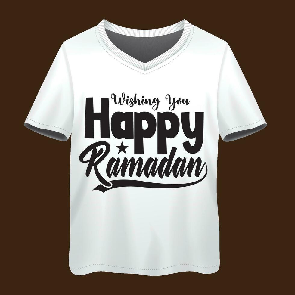 Ramadã citar tipografia camiseta Projeto vetor