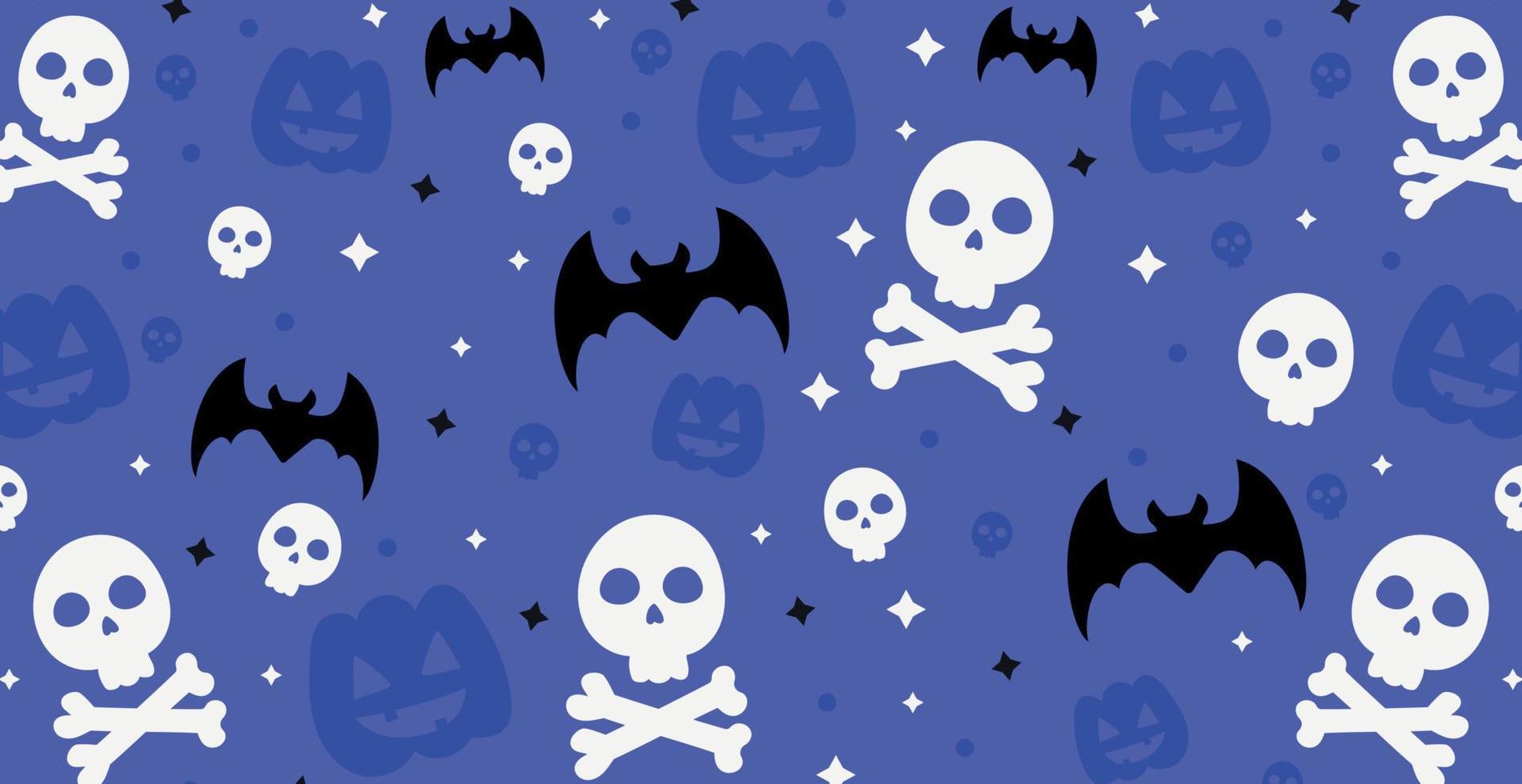 fundo colorido padrão para o feriado de halloween - vetor