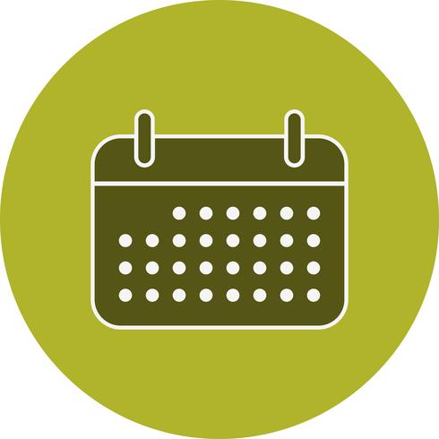 Ícone de calendário de vetor