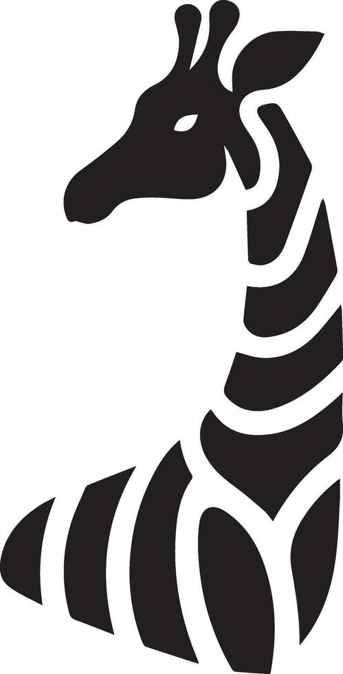 girafa logotipo vetor silhueta ilustração 11