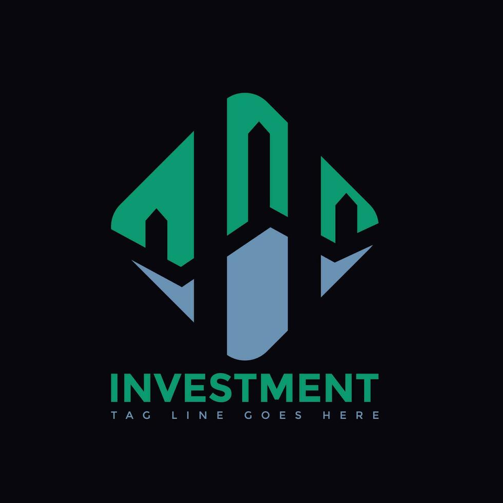 livre vetor investimento logotipo modelo