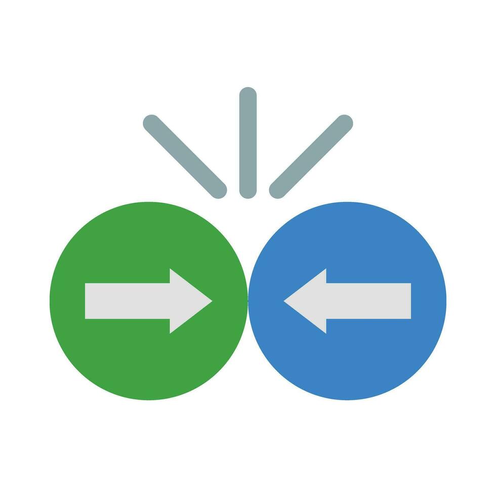 colisão vetor plano ícone para pessoal e comercial usar.