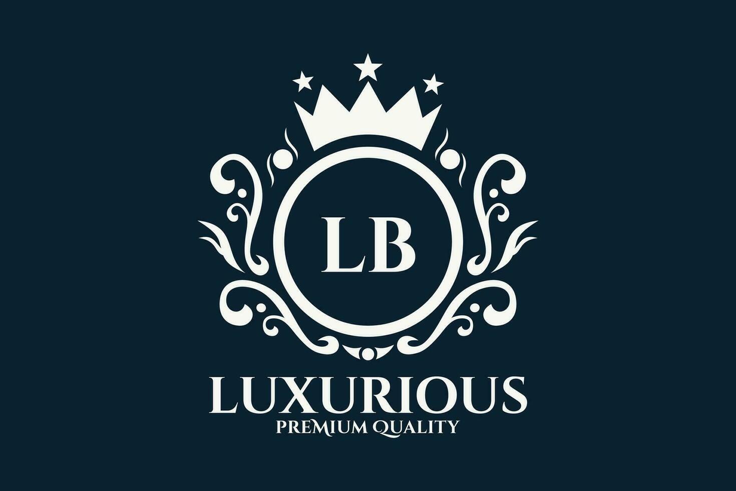 inicial carta Libra real luxo logotipo modelo dentro vetor arte para luxuoso branding vetor ilustração.