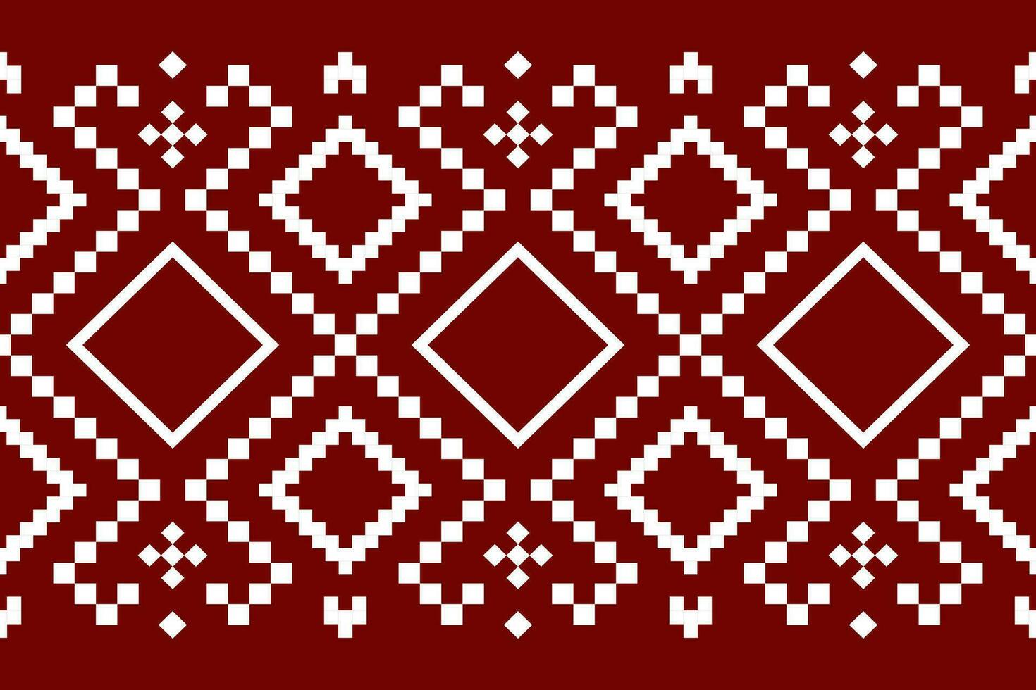 vermelho tradicional étnico padronizar paisley flor ikat fundo abstrato asteca africano indonésio indiano desatado padronizar para tecido impressão pano vestir tapete cortinas e sarongue vetor