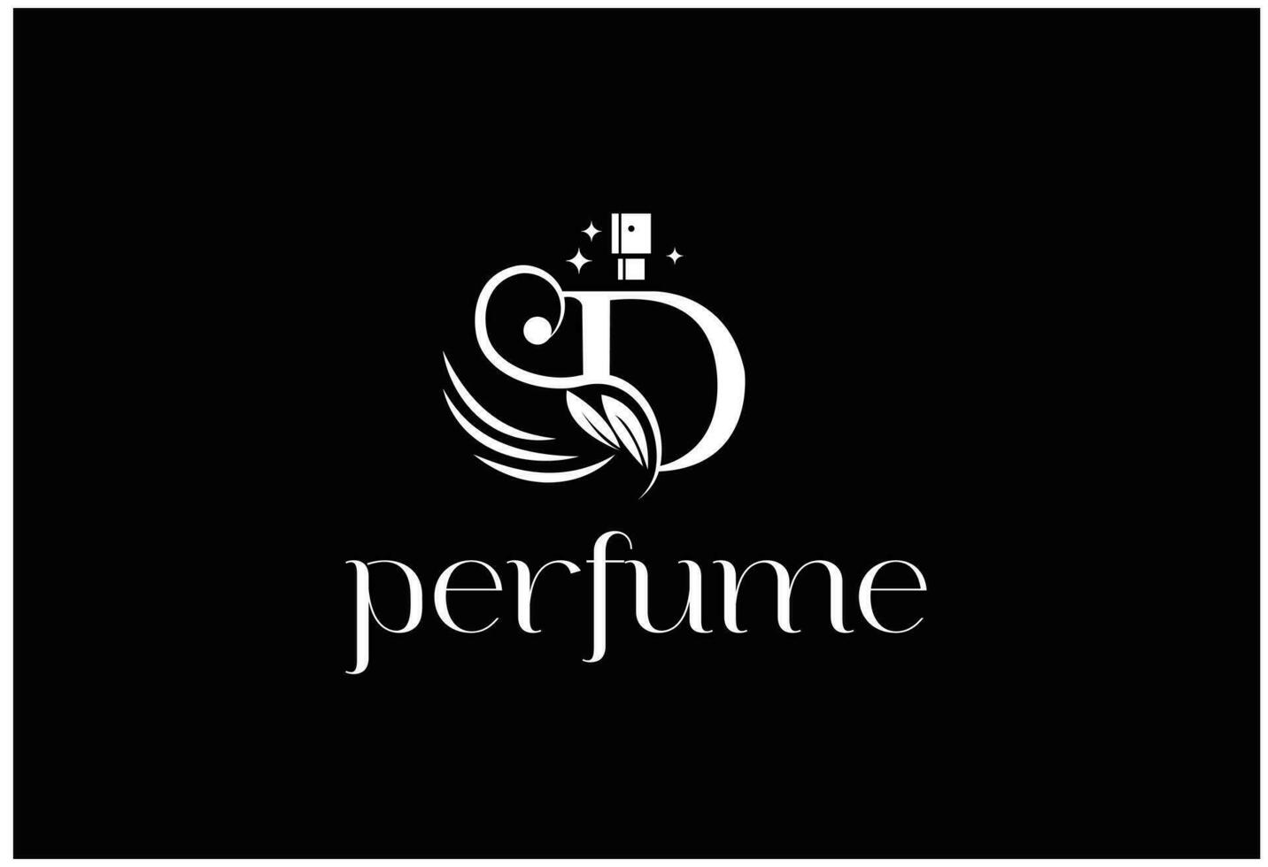 perfume logotipo beleza o negócio branding Projeto vetor