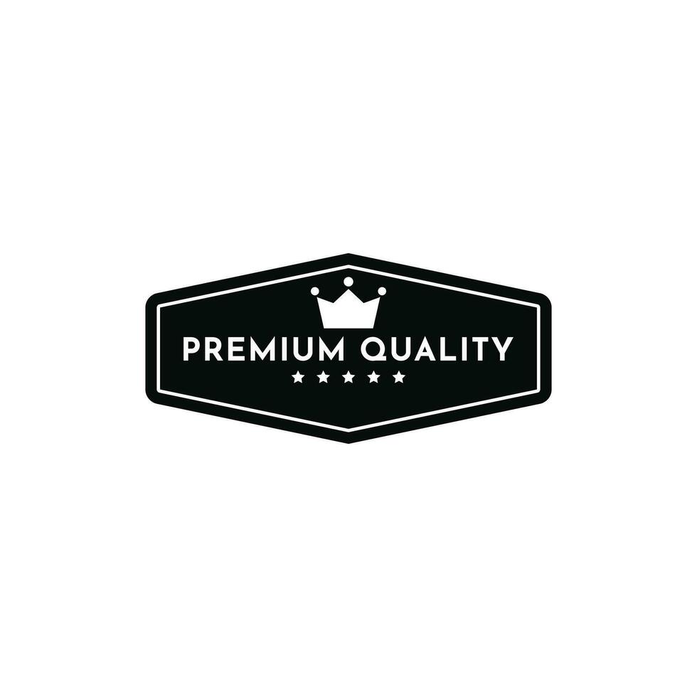 Prêmio qualidade carimbo ícone logotipo Projeto vetor modelo