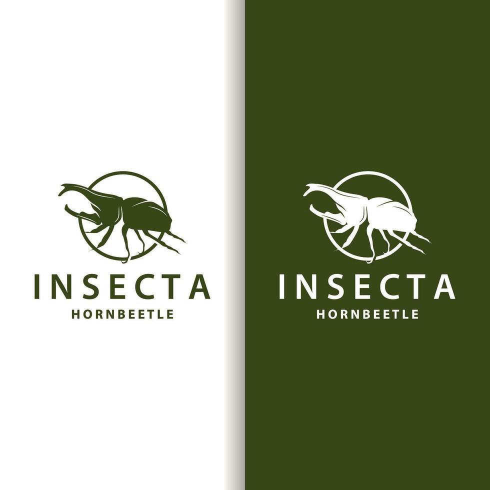 besouro logotipo Projeto simples silhueta inseto animal ilustração modelo vetor