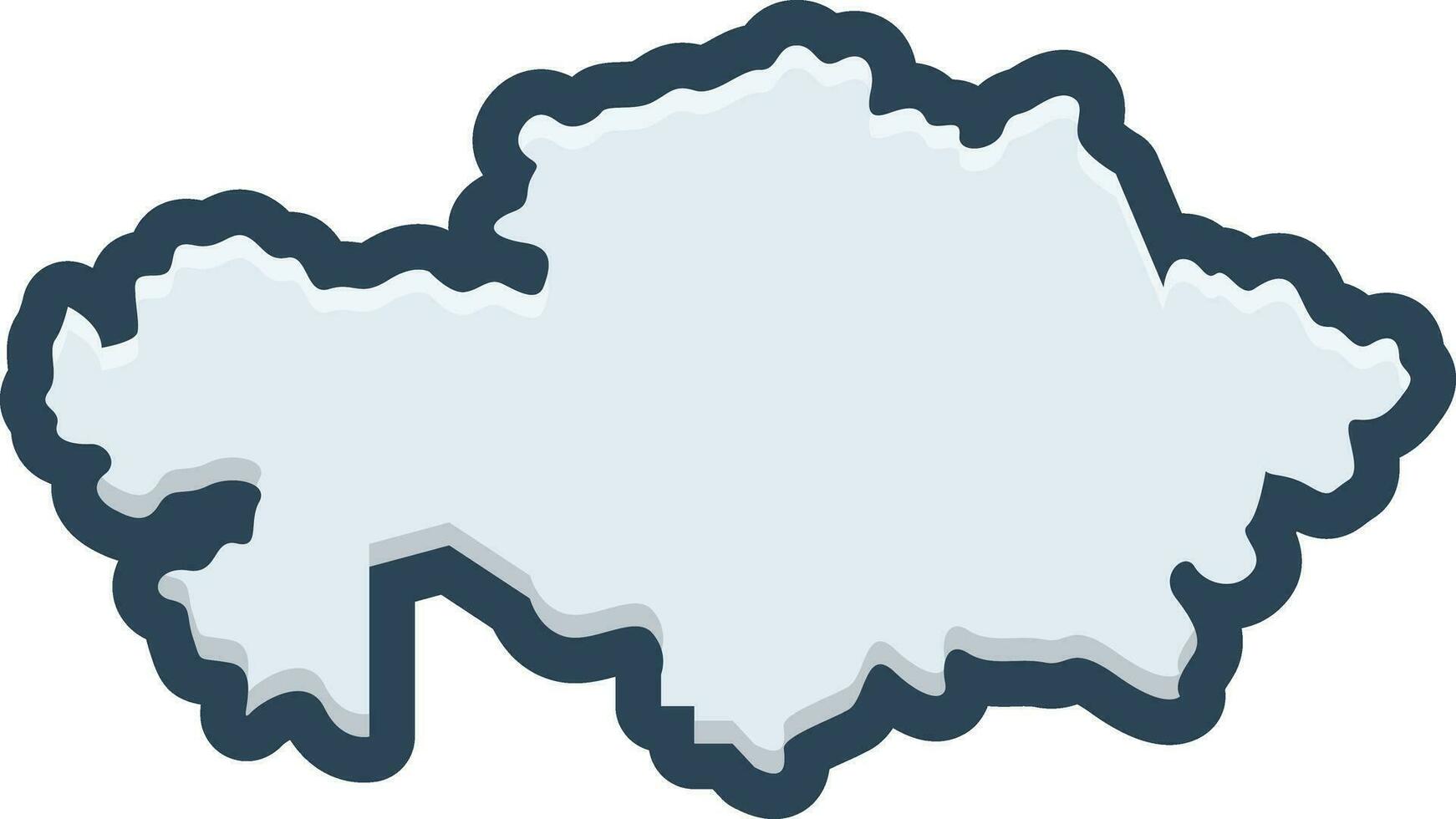 cor ícone para Cazaquistão vetor