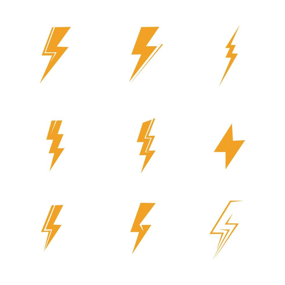 ilustração do logotipo do thunderbolt vetor