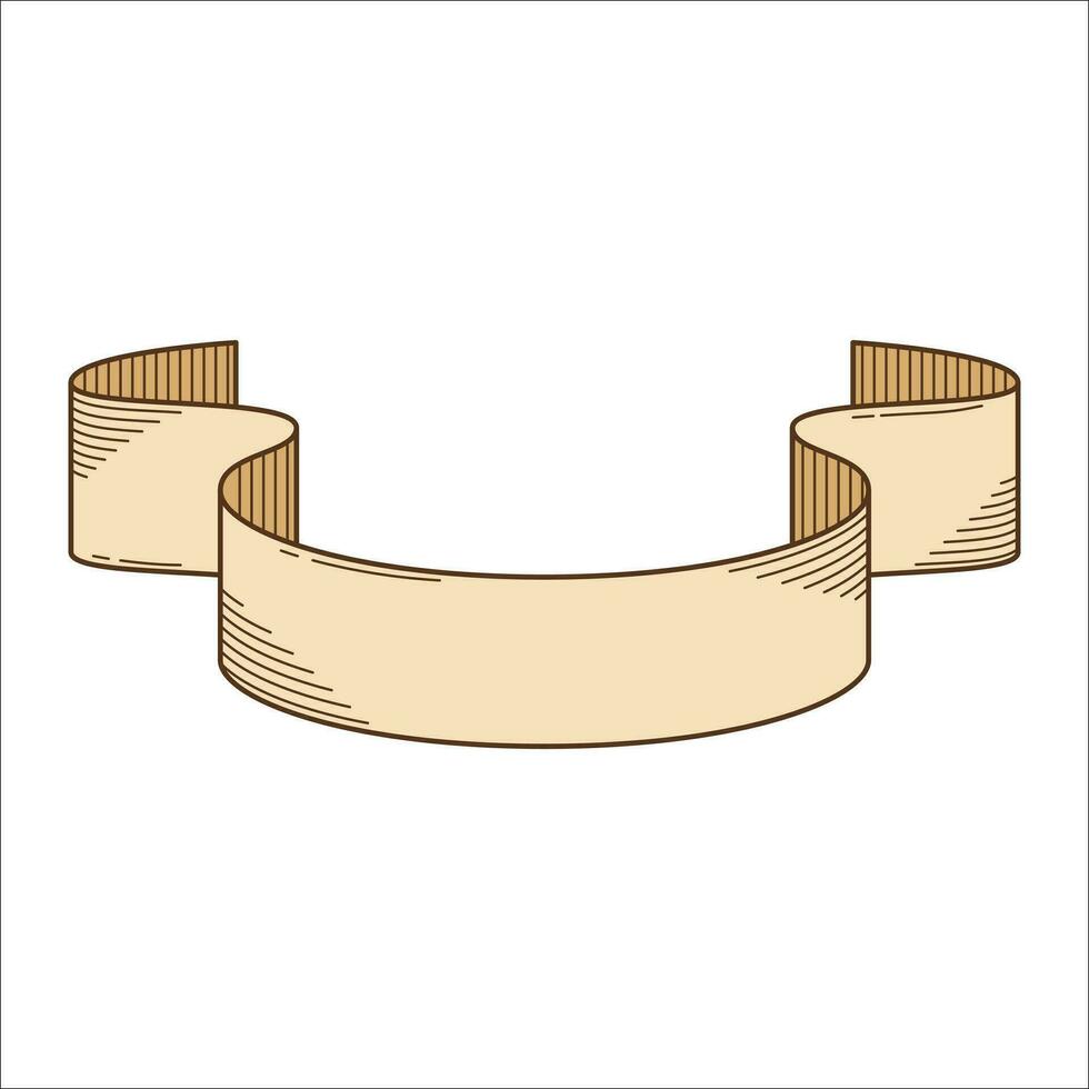 em branco fita faixas ícone. fita plano vetor Projeto. bandeiras, rótulo, tag e qualidade simbol.