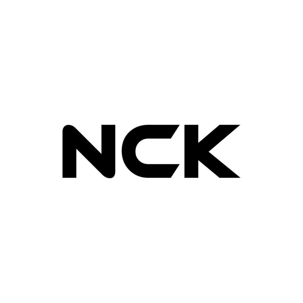 nck carta logotipo projeto, inspiração para uma único identidade. moderno elegância e criativo Projeto. marca d'água seu sucesso com a impressionante isto logotipo. vetor