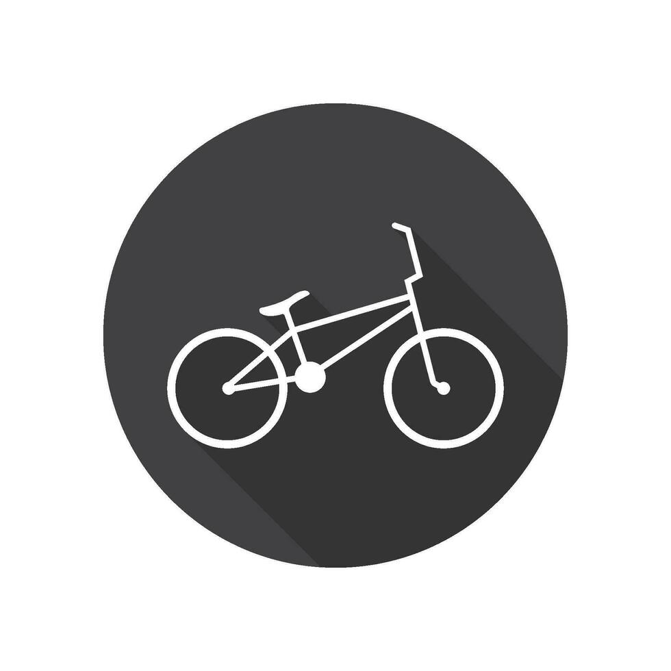 bmx bicicleta ícone vetor