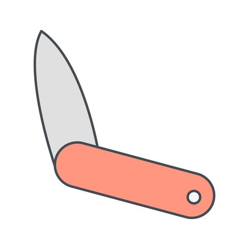 Ícone de vetor de faca