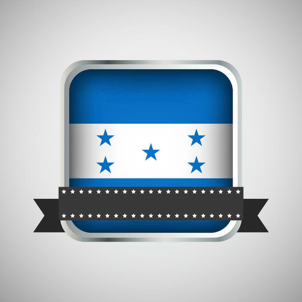 vetor volta bandeira com Honduras bandeira