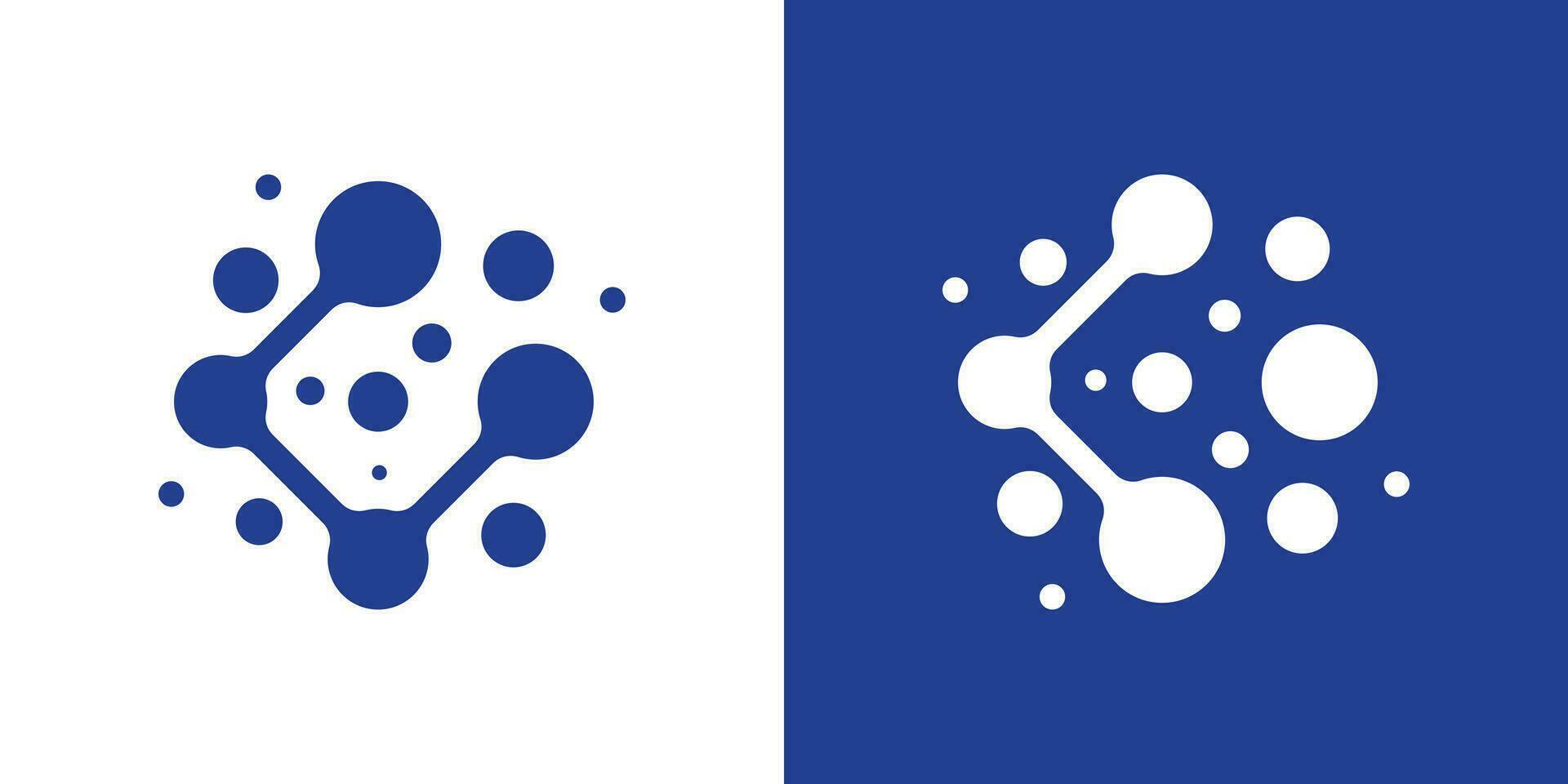 logotipo Projeto tecnologia, conexão, molécula ícone vetor inspiração