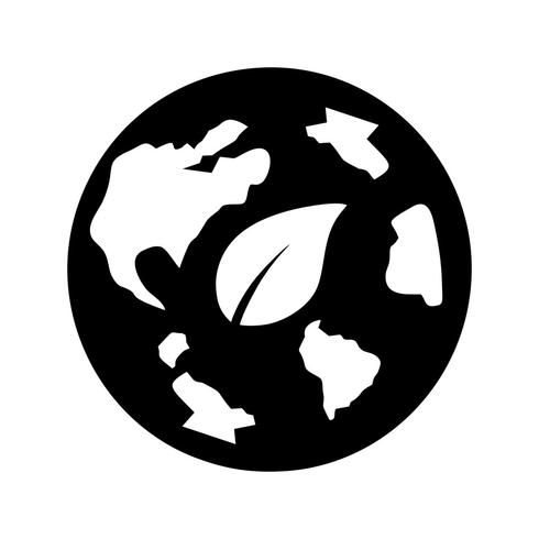 Ícone de vetor do mundo Eco