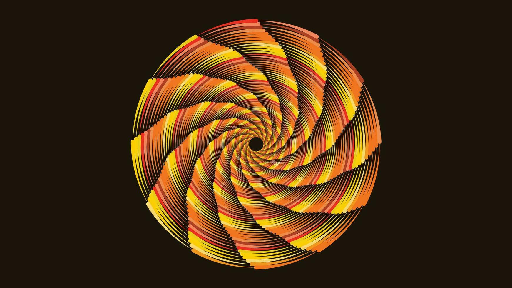 abstrato espiral simples criativo volta símbolo estilo fundo. vetor