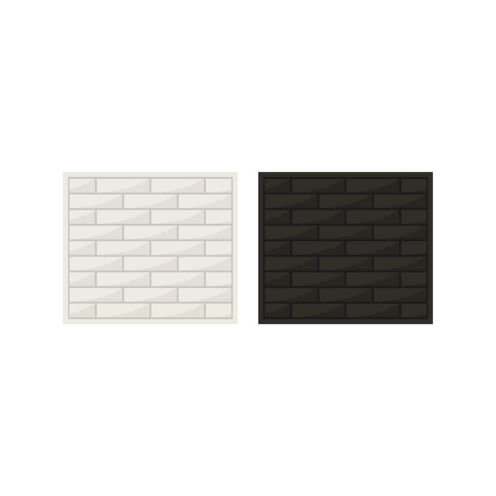 vetor de parede de tijolos. padrão de tijolo. parede de tijolos em fundo branco.