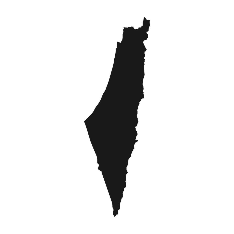 Palestina mapa ícone vetor