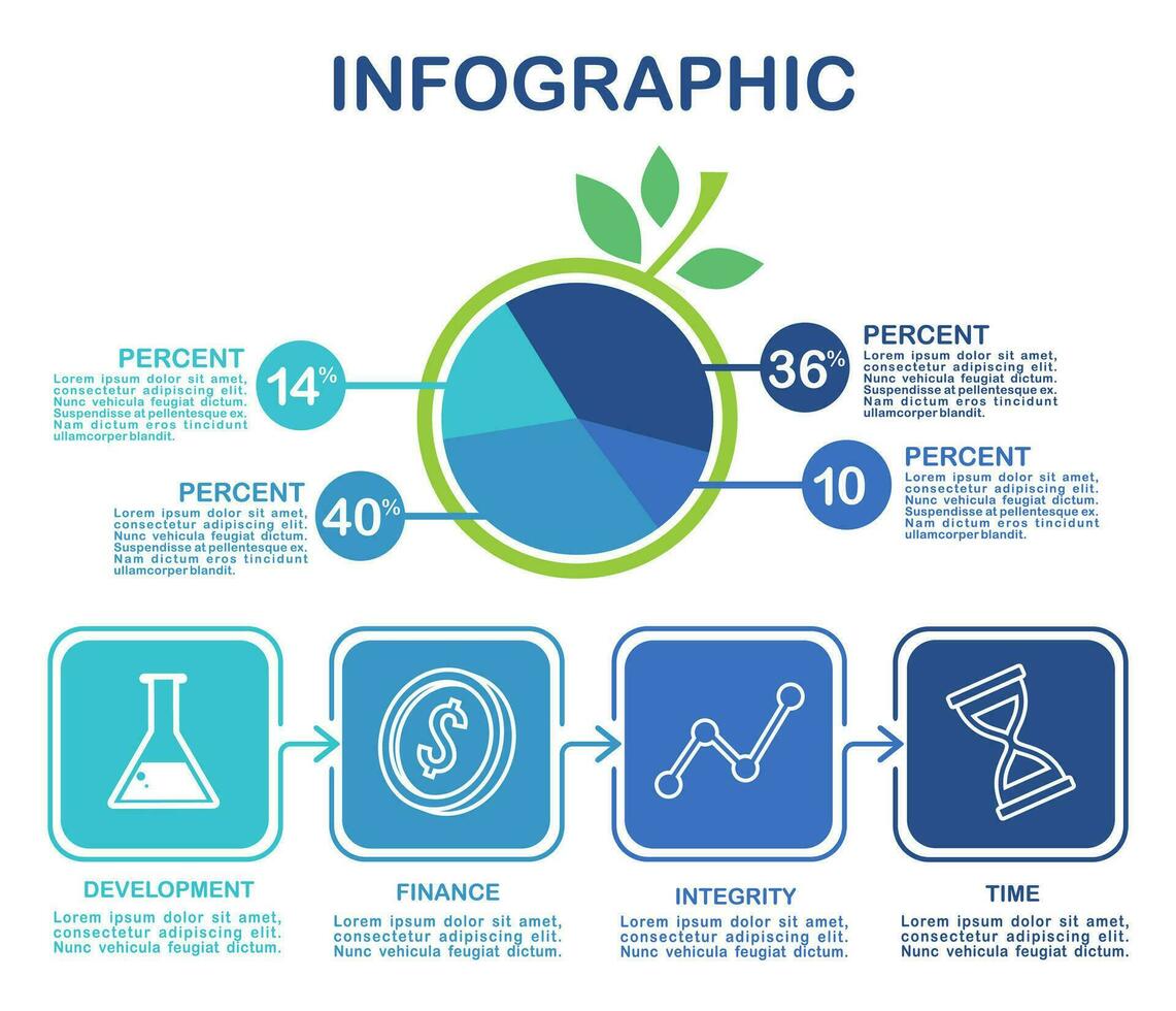 o negócio dados visualização. processo gráfico. abstrato elementos do gráfico, diagrama com passos, opções, partes ou processos. vetor o negócio modelo para apresentação. criativo conceito para infográfico