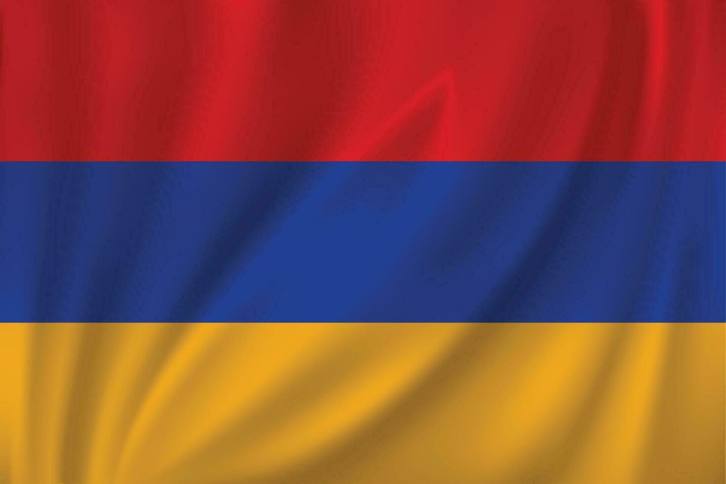 Armênia bandeira acenando dentro a vento vetor