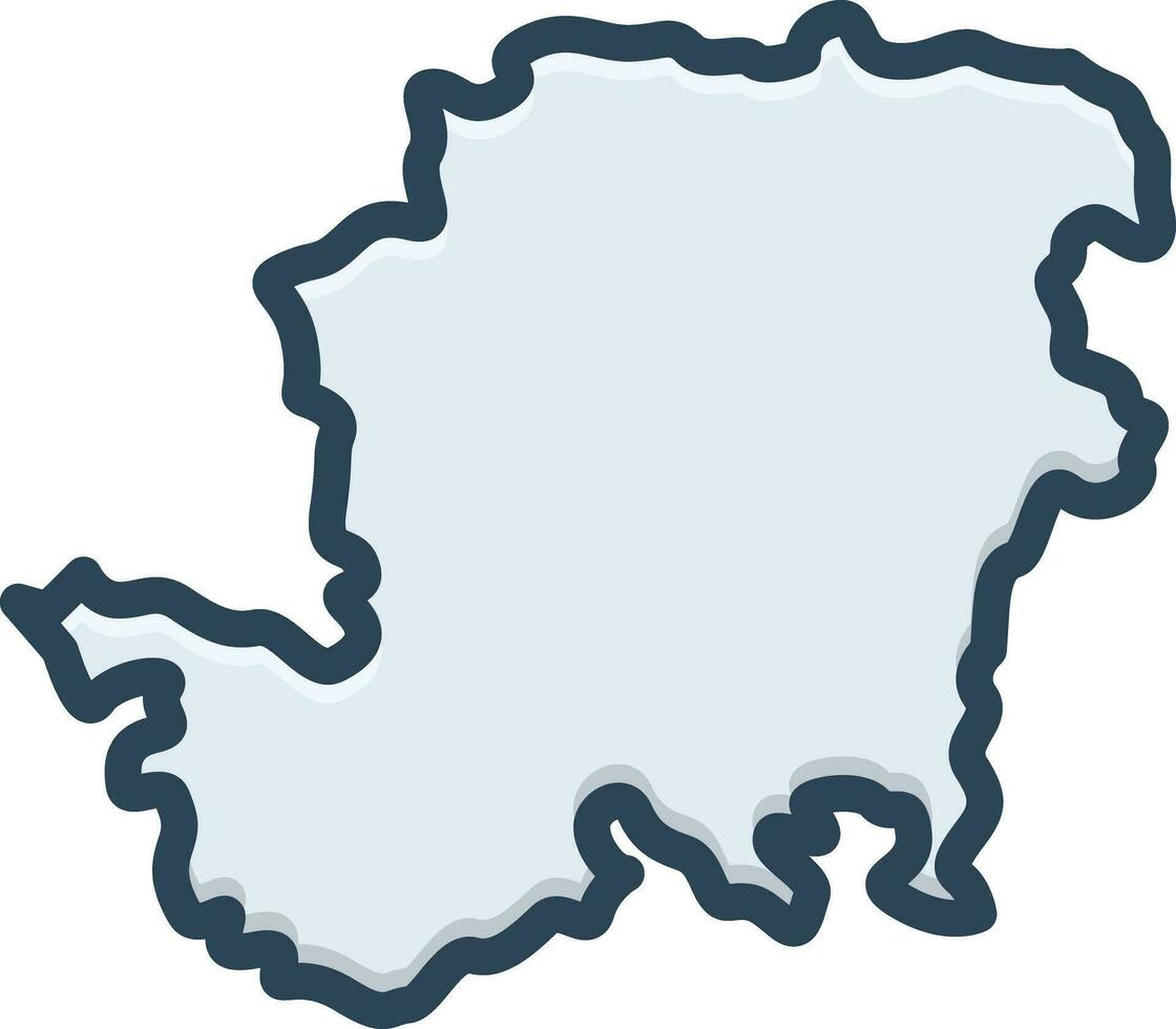cor ícone para Hampshire vetor