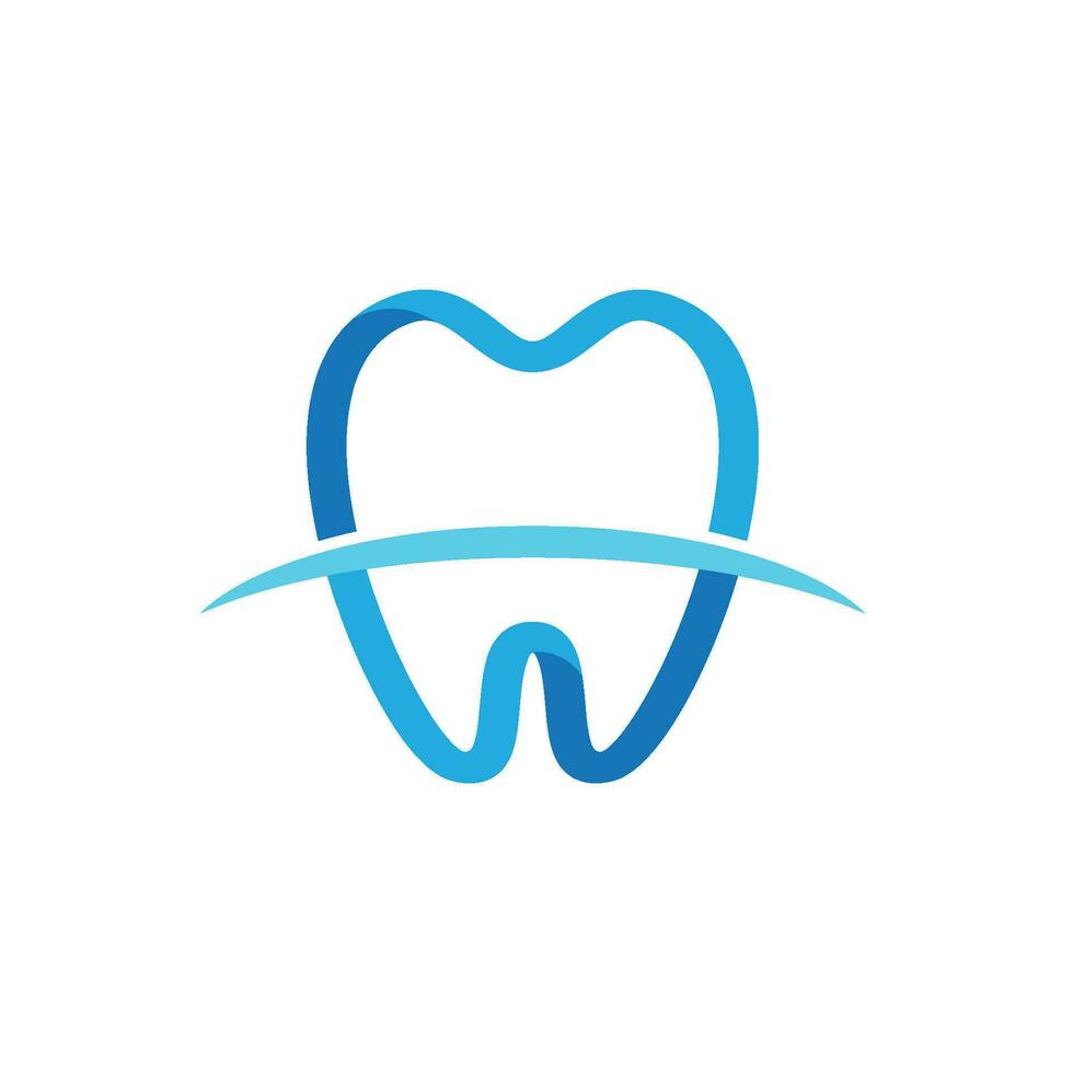 ilustração em vetor modelo logotipo dental