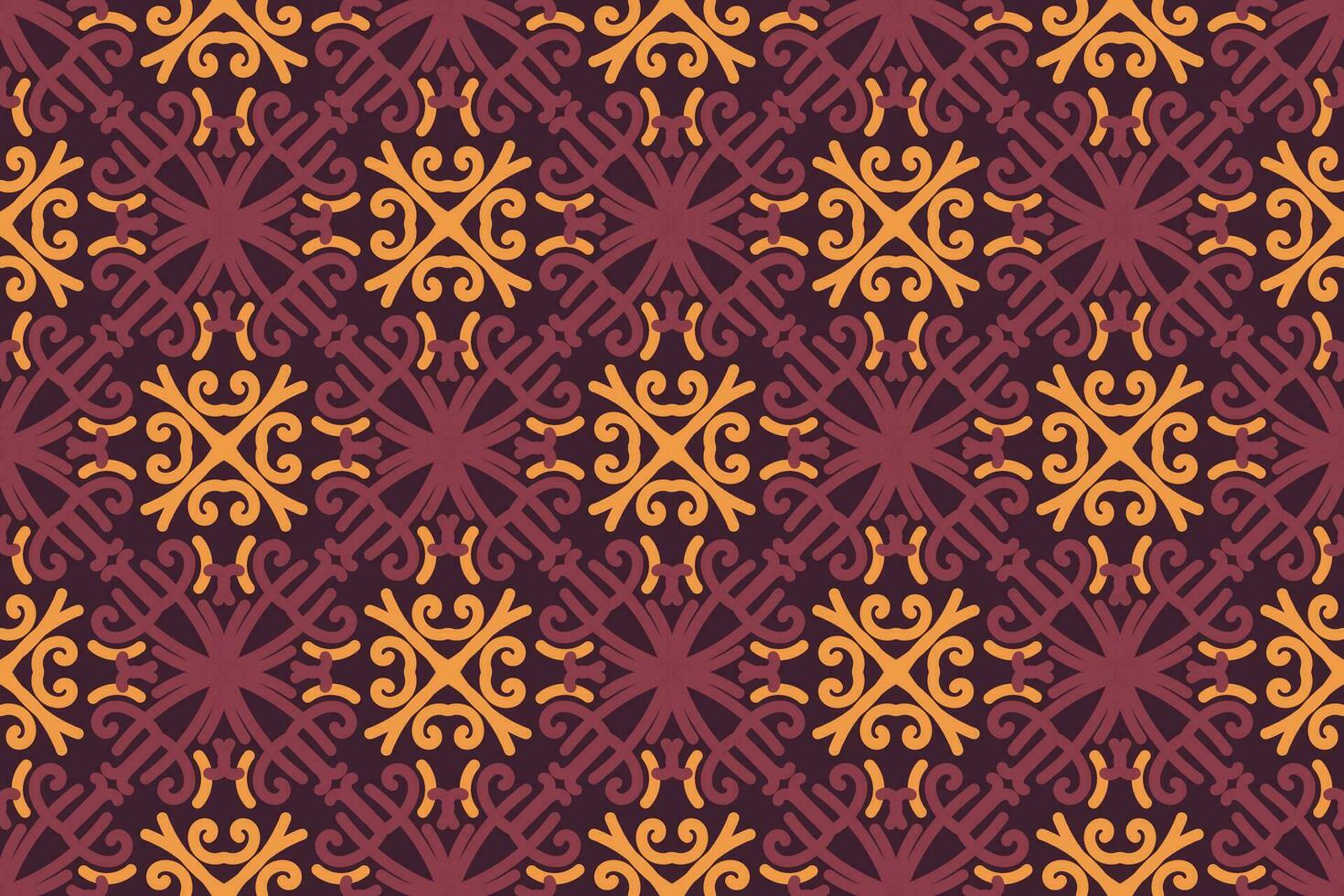 oriental padronizar. roxa e laranja fundo com árabe enfeites. padrões, fundos e papeis de parede para seu Projeto. têxtil ornamento. vetor ilustração.