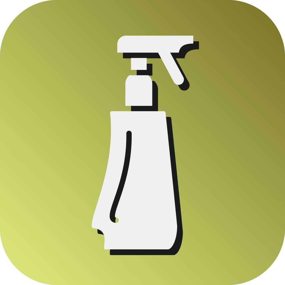 limpeza spray vetor glifo gradiente fundo ícone para pessoal e comercial usar.