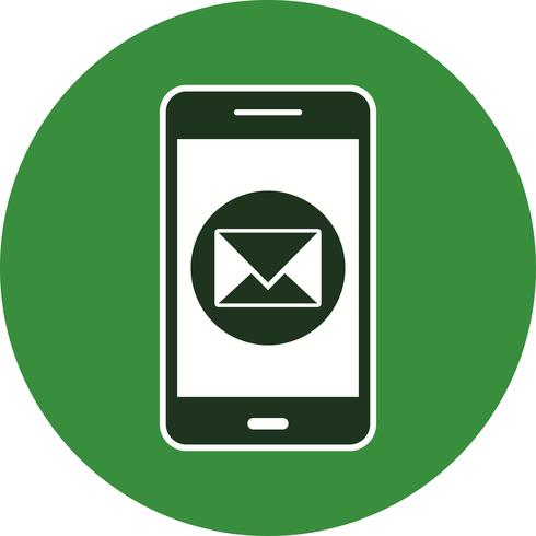 Ícone de vetor de aplicativo móvel de mensagem