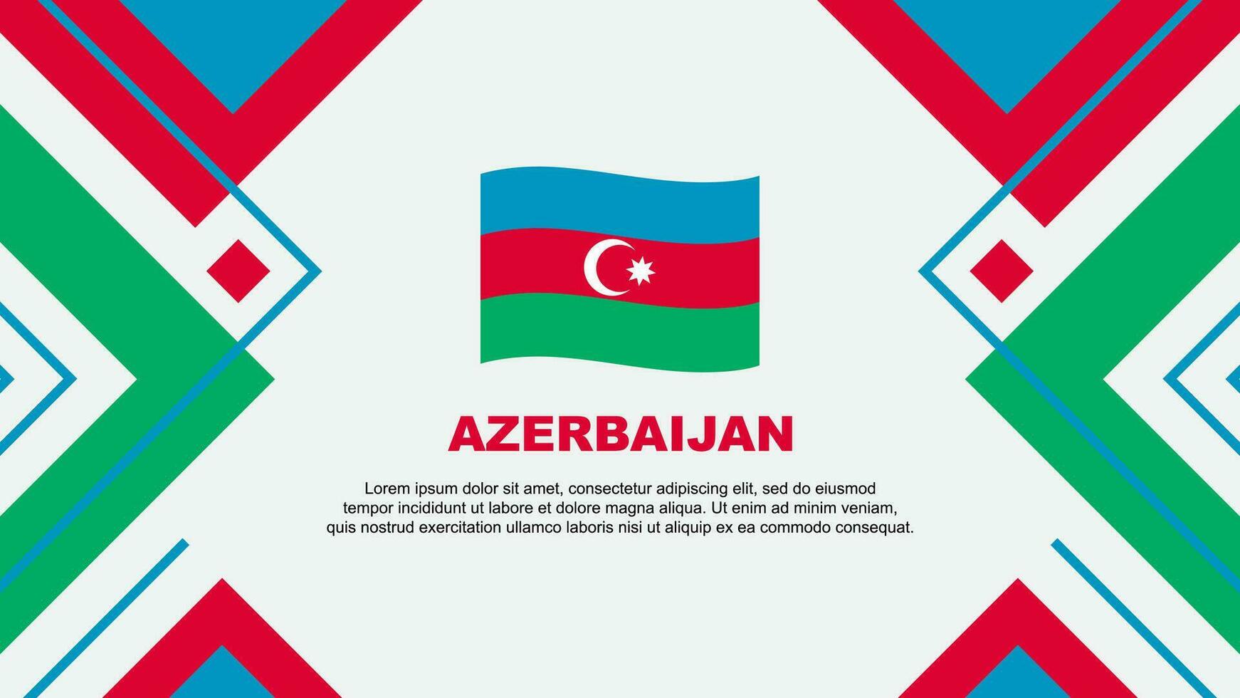 Azerbaijão bandeira abstrato fundo Projeto modelo. Azerbaijão independência dia bandeira papel de parede vetor ilustração. Azerbaijão ilustração