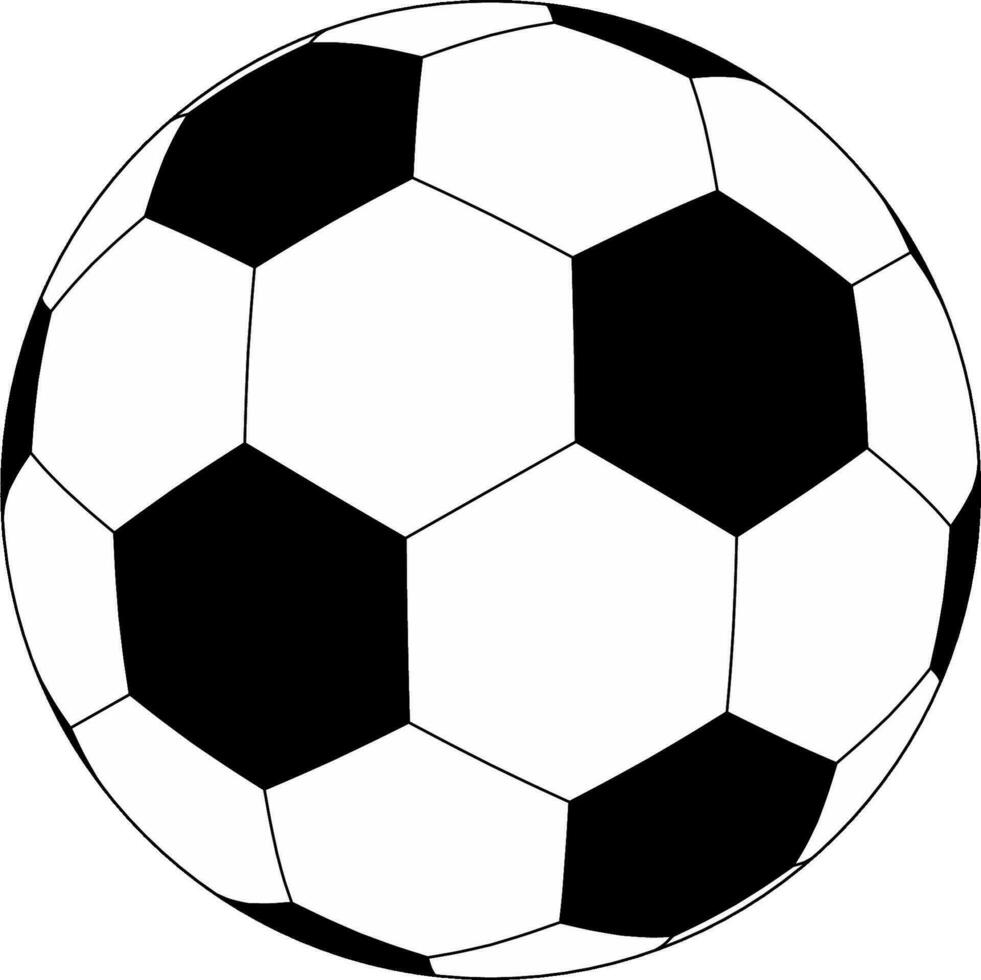 ilustração desenhando do símbolo e ícone futebol vetor