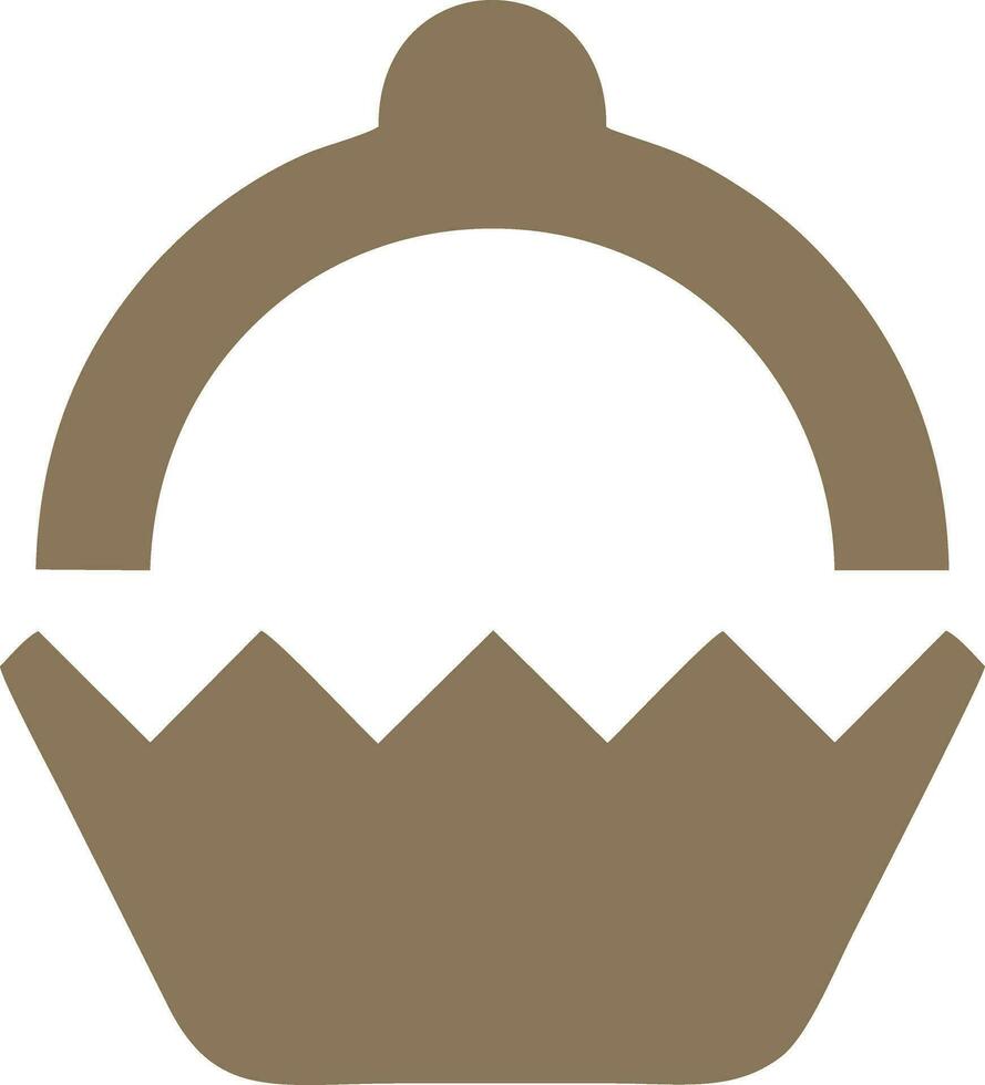 logotipo bolo ícone Comida vetor