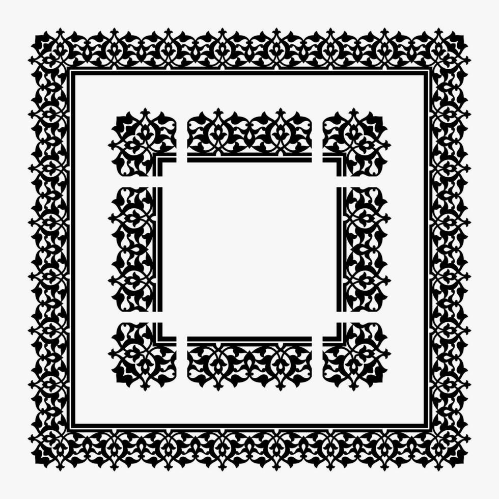 ornamental decorativo página quadro, Armação elemento conjuntos. vetor fronteira modelo