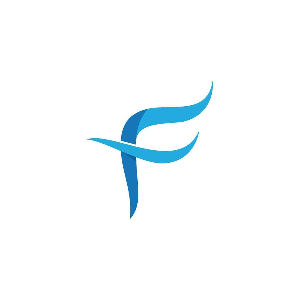 f logotipo hexágono ilustração ícone vetor