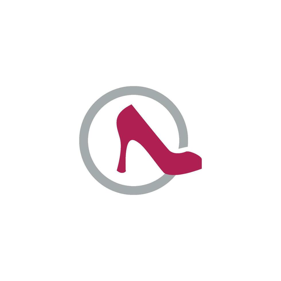 ícone de sapato de mulheres elegantes vetor