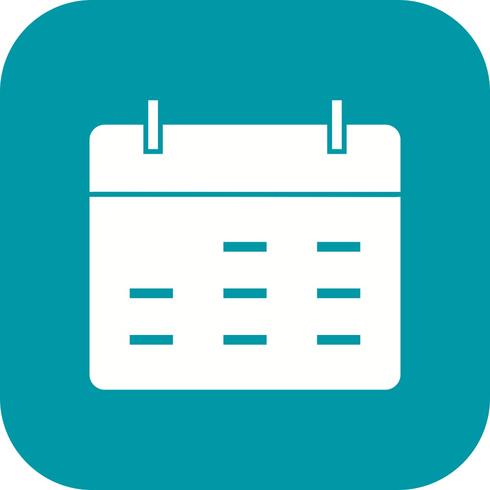 Ícone de vetor de calendário