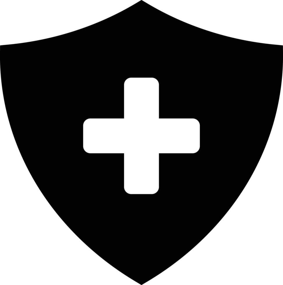 médico escudo ícone isolado em branco fundo . imune sistema ícone vetor . humano seguro ícone