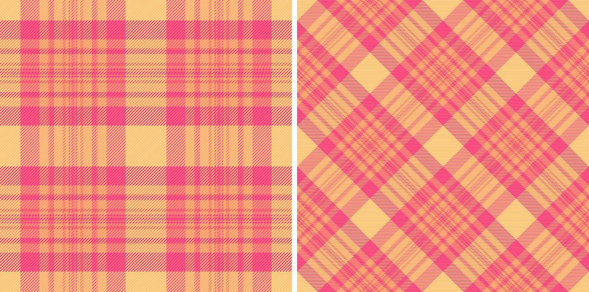 desatado xadrez fundo do Verifica vetor tartan com uma têxtil tecido padronizar textura.