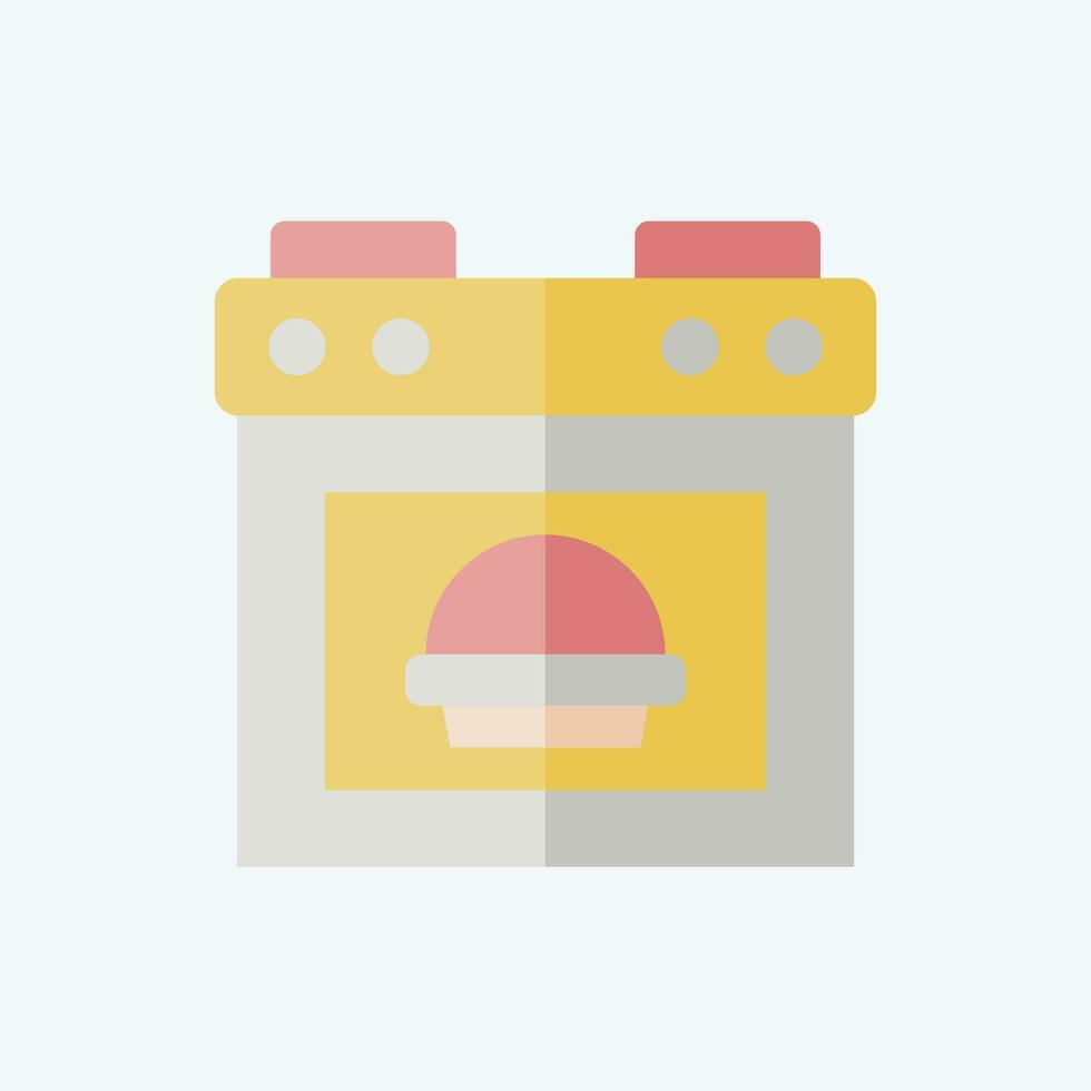 ícone cozido pão. relacionado para cozinhando símbolo. plano estilo. simples Projeto editável. simples ilustração vetor