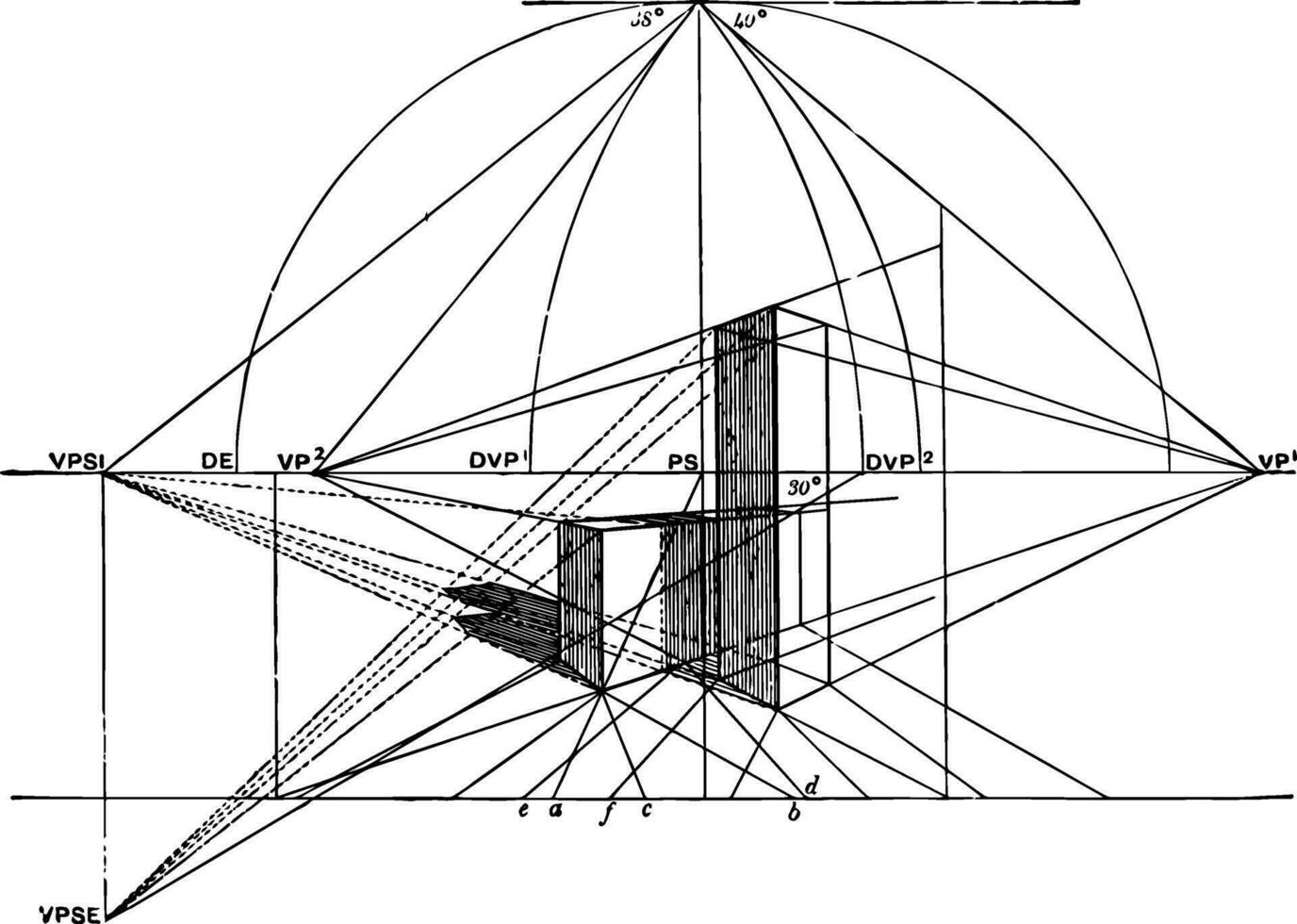 tridimensional desenho, necessário para empate, vintage gravação. vetor